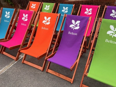 National Trust Branded Deckchairs