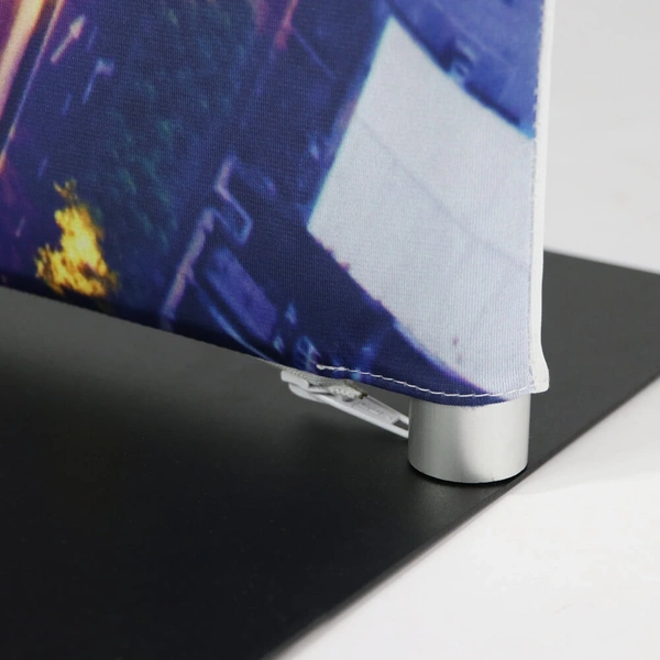 Stretch Fabric Premium Stand Detail Zip And Graphic