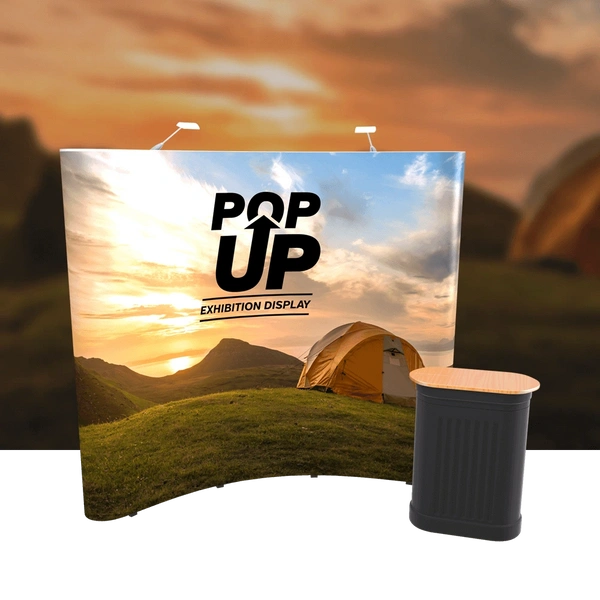 3x3 Curved Pop-Up
