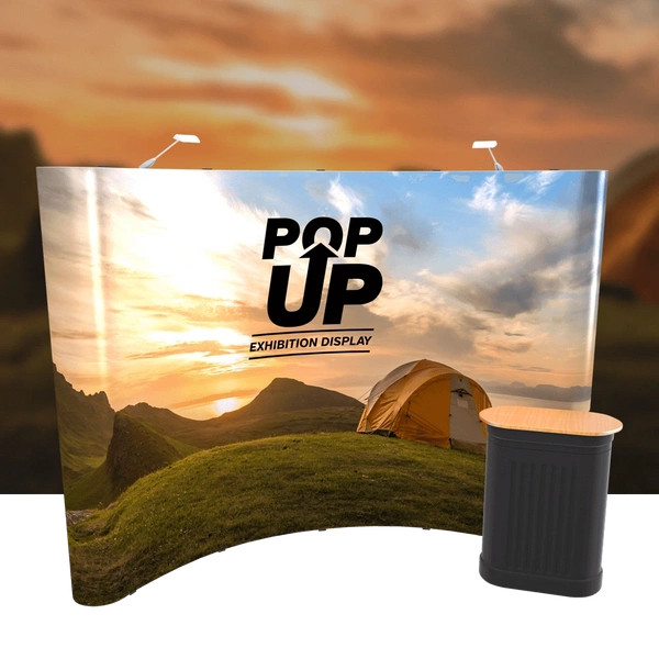 4x3 Curved Pop-Up