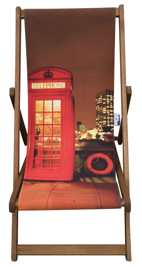  Red Phone Box Deckchair